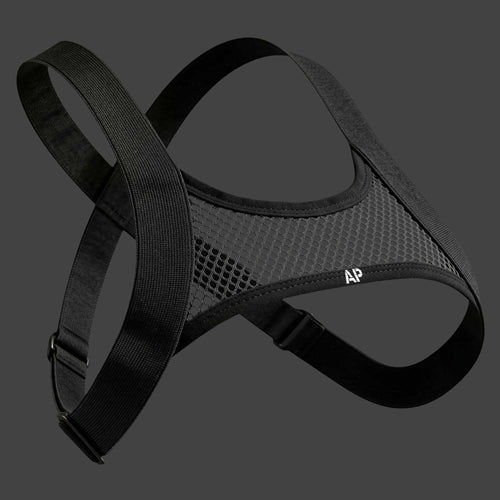 Arnés con red color negro vista frontal ALEPADRON