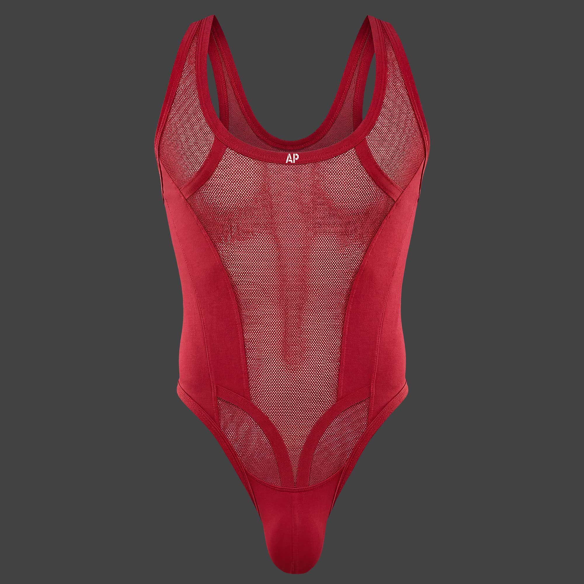 Body transparente color rojo vista frontal ALEPADRON