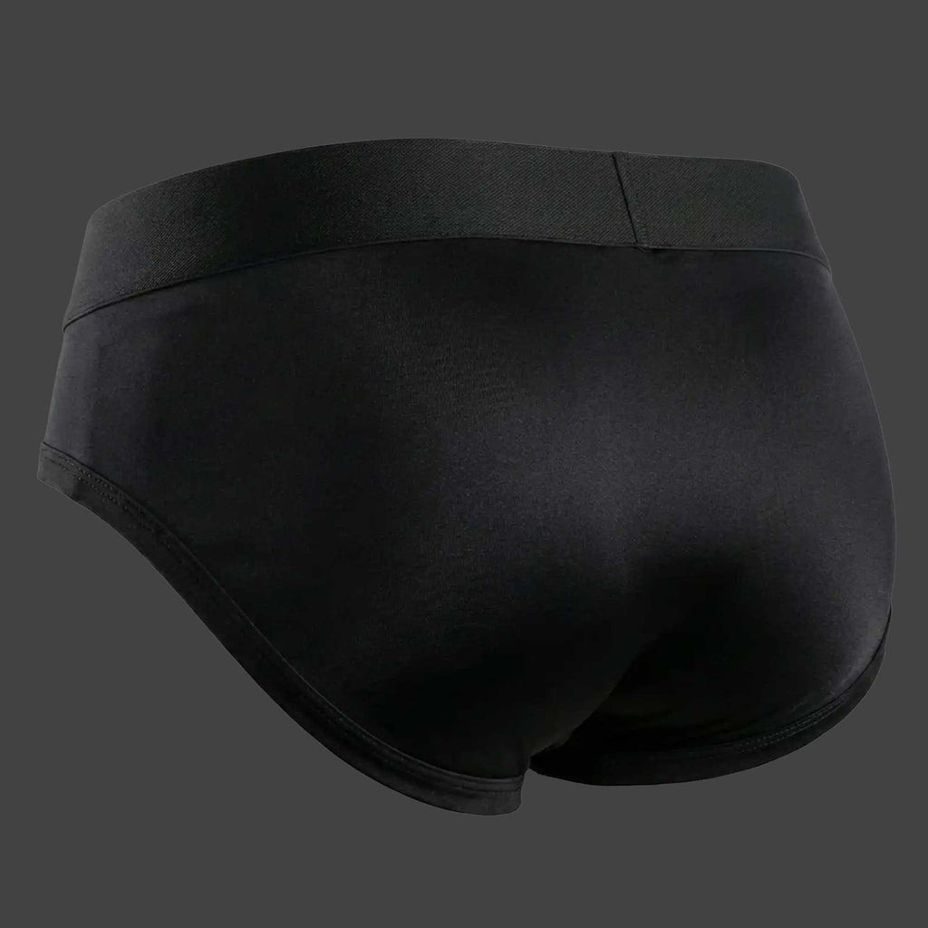 Kinetic brief slip deportivo color negro total vista trasera ALEPADRON