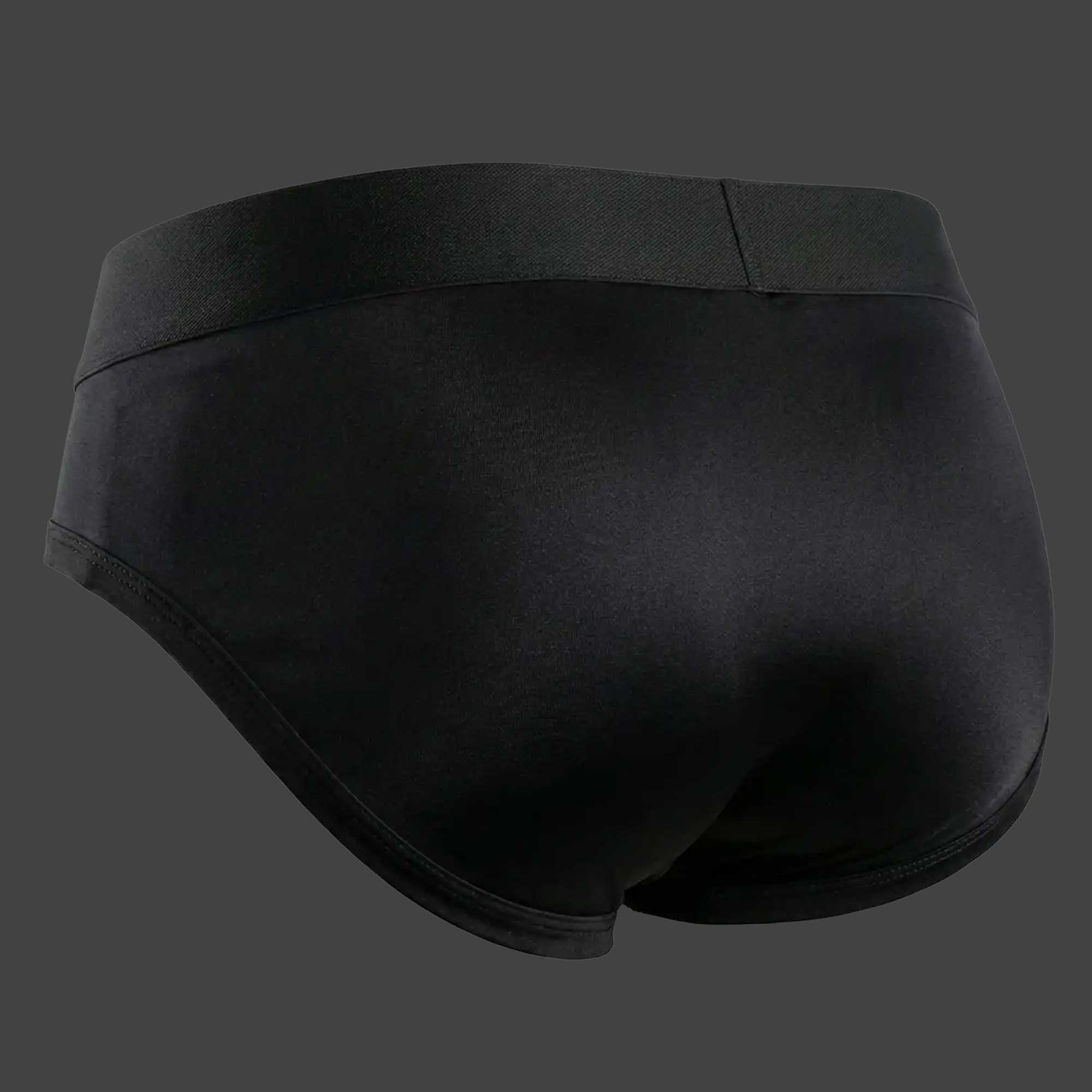 Kinetic brief slip deportivo color negro total vista trasera ALEPADRON