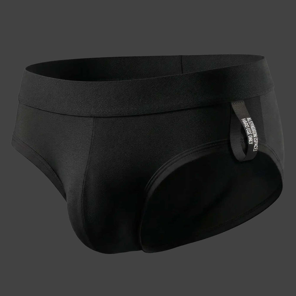 Kinetic brief slip deportivo color negro total vista frontal ALEPADRON