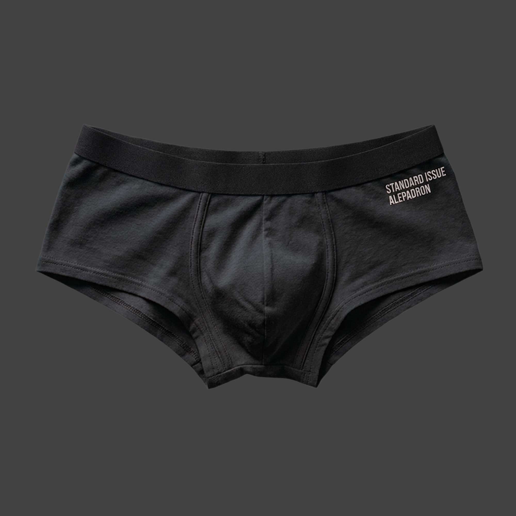 Mini bóxer negro para hombre Standard Issue ALEPADRON