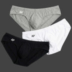 Pack slip standard basic x3 unidades colores gris melange blanco y negro ALEPADRON