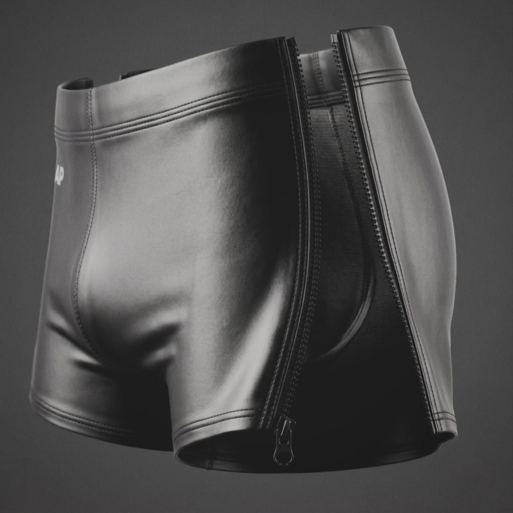 Short cuerina ZHIPER lateral
