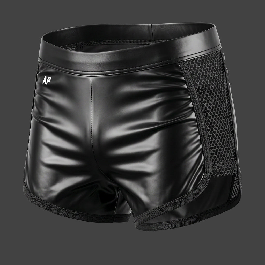 Short curvo de cuerina MESH