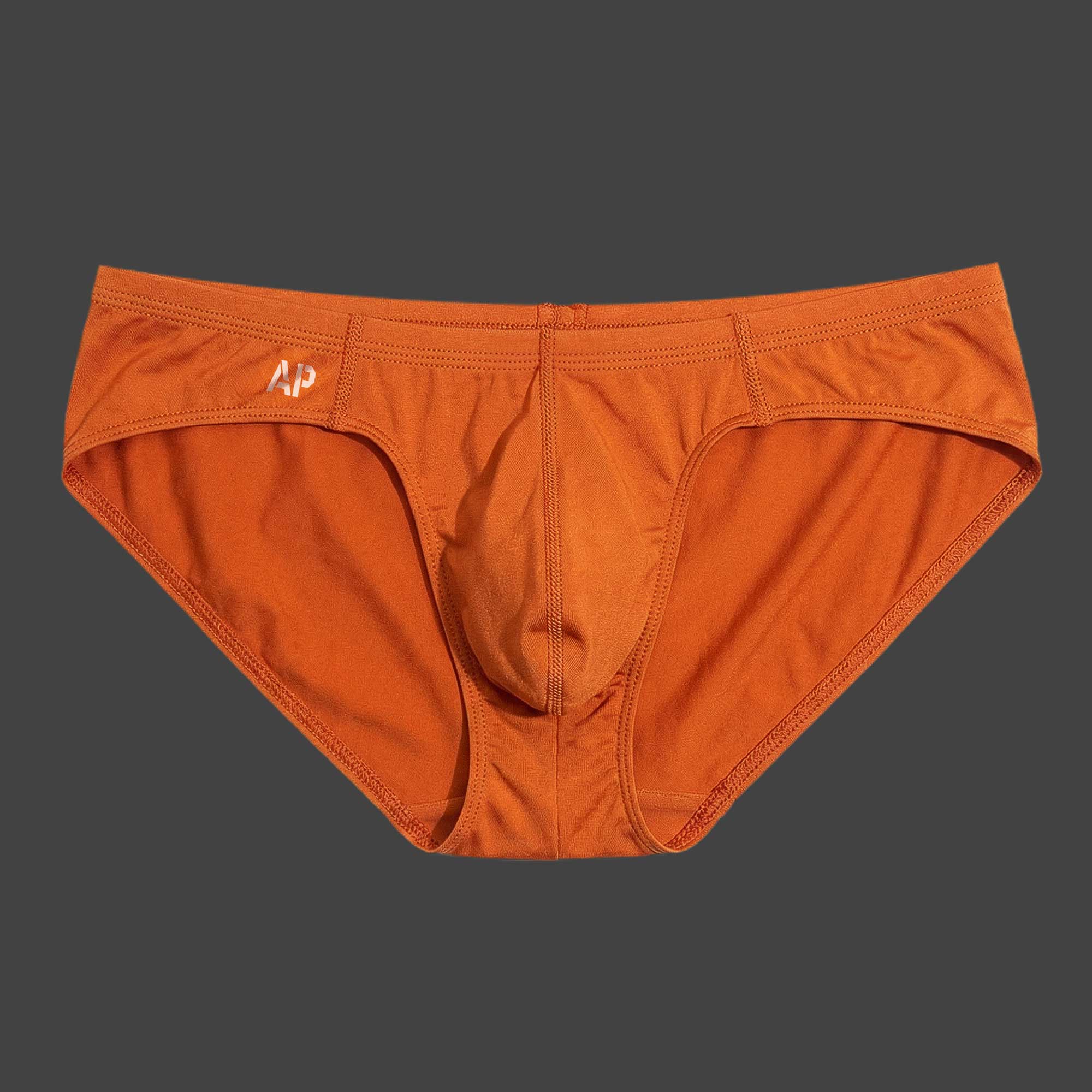 Slip clásico color naranja para hombre ALEPADRON