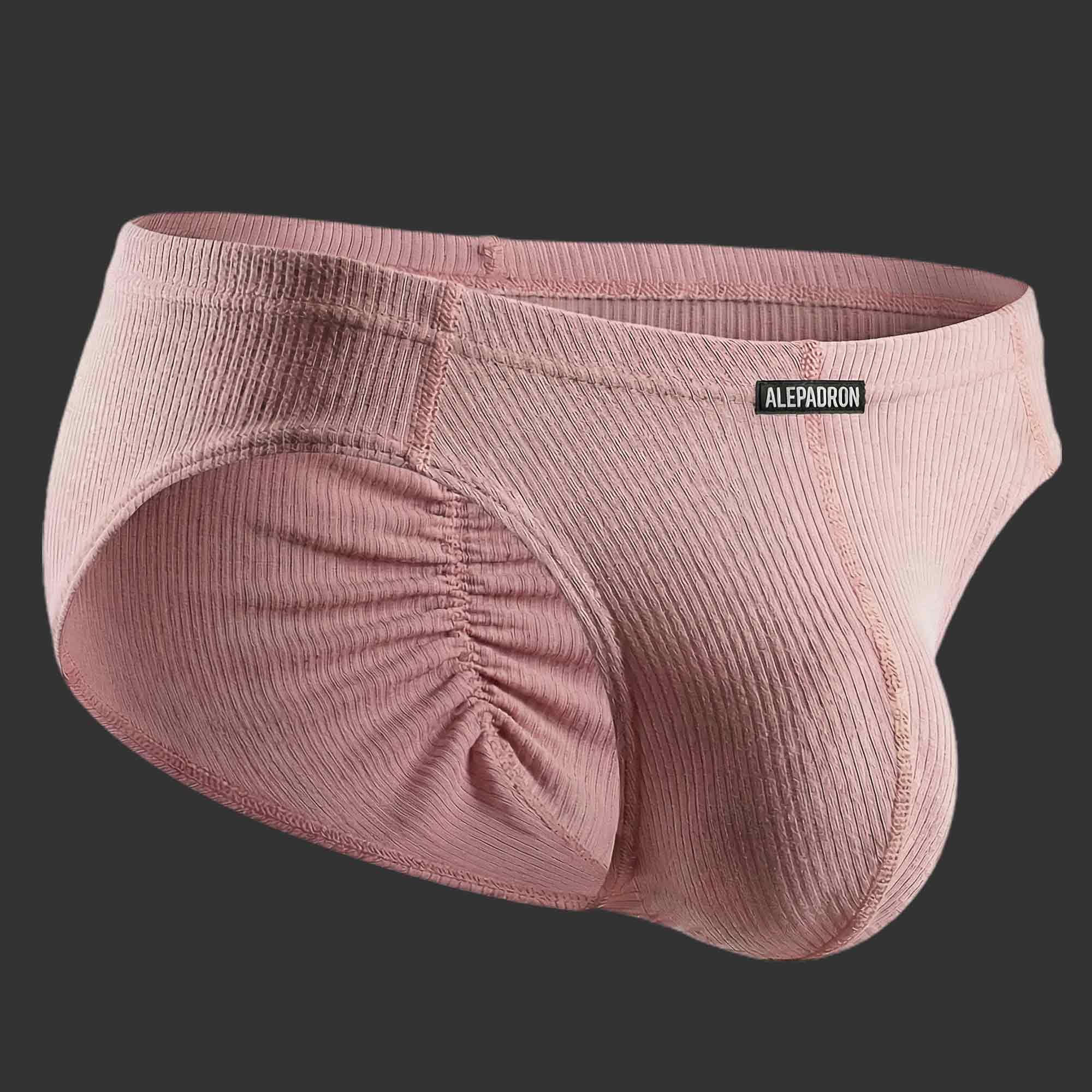 SLIP 001 negro. Vista frontal con diseño anatómico clásico y ajuste firme. Alepadron.