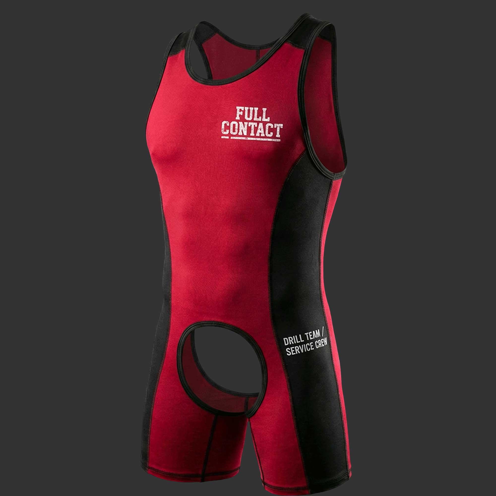 ENTERIZO LUCHA DOBLE ACCESO APERTURA negro. Vista frontal con estructura atlética y ajuste de compresión. Alepadron.