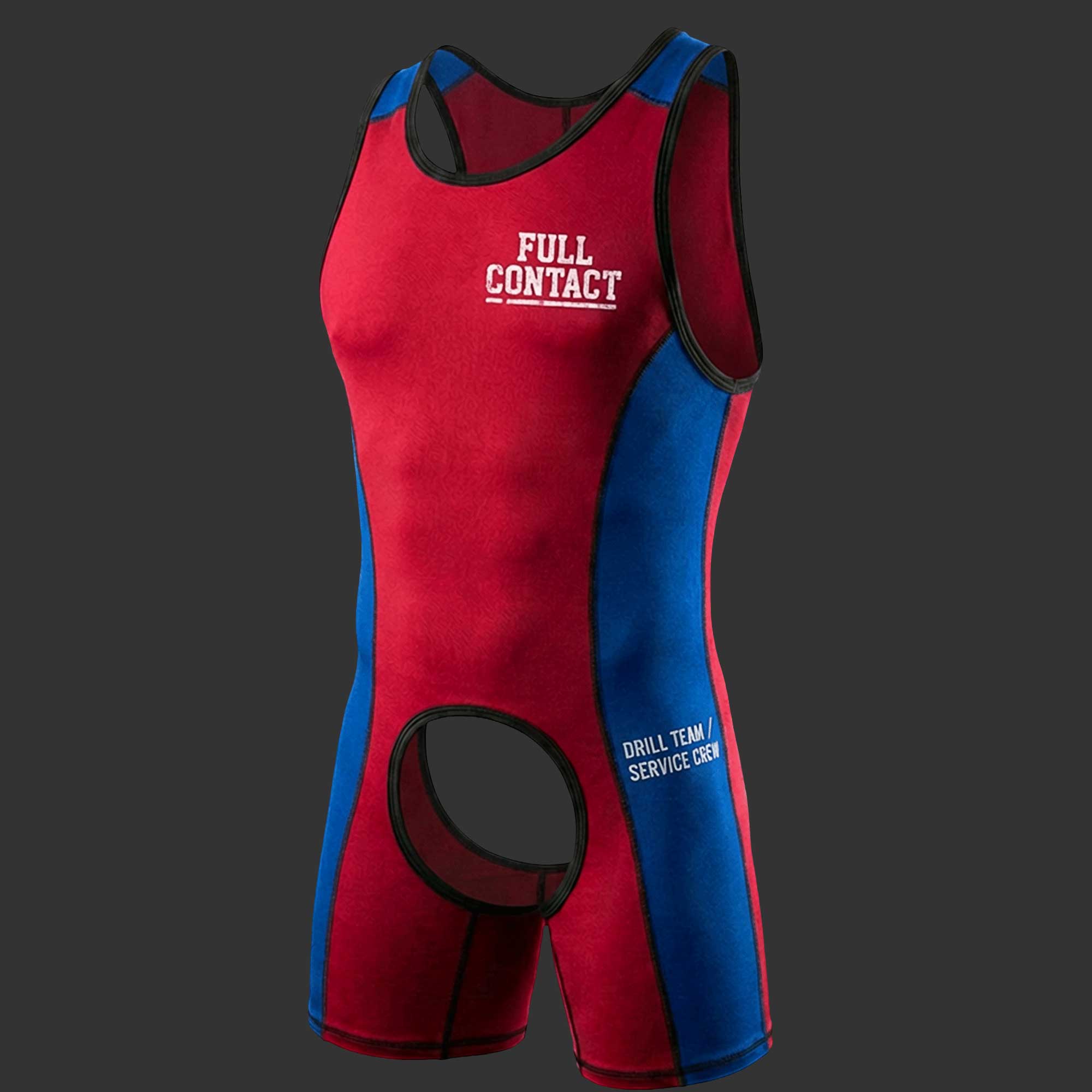 ENTERIZO LUCHA DOBLE ACCESO APERTURA negro. Vista frontal con estructura atlética y ajuste de compresión. Alepadron.