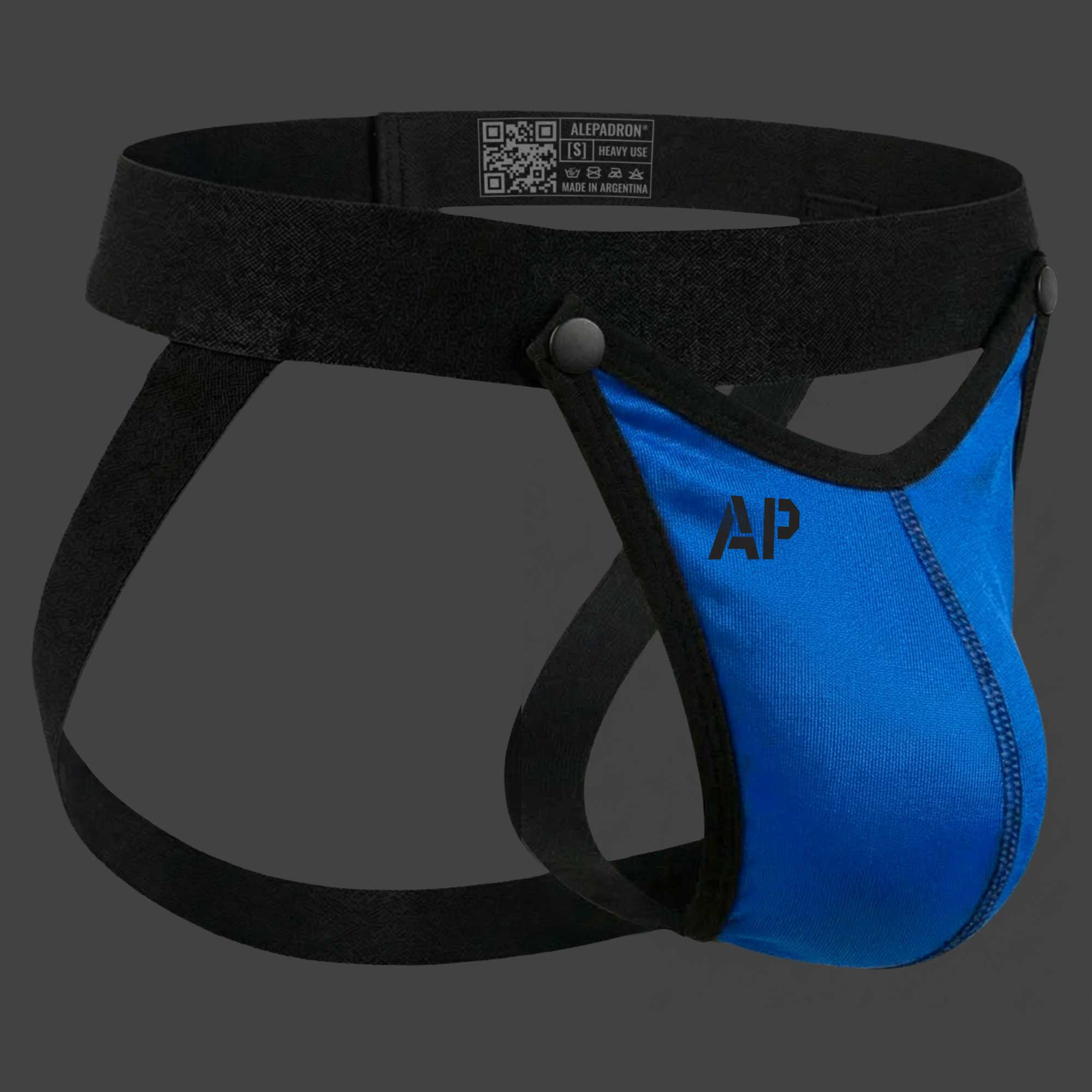 Suspensorio desmontable jockstrap modular color azul ALEPADRON